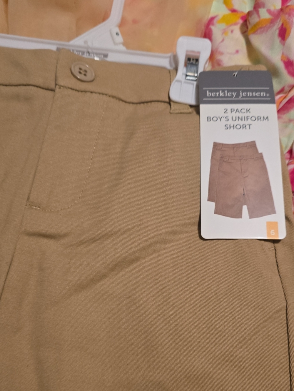 berkley jensen Boys' Uniform Shorts - Khaki